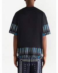 Etro Abstract Print Cotton T Shirt