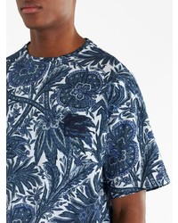 Etro All Over Graphic Print Cotton T Shirt