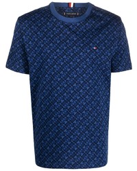 Tommy Hilfiger All Over Logo Print T Shirt