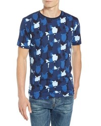 KnowledgeCotton Apparel Allover Owl Print T Shirt