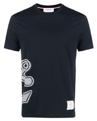 Thom Browne Anchor Print Jersey T Shirt