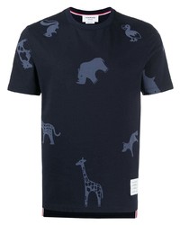 Thom Browne Animal Print T Shirt