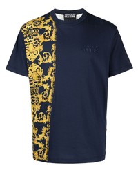 VERSACE JEANS COUTURE Baroque Print Cotton T Shirt