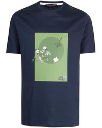 Shanghai Tang Bird Graphic Print T Shirt