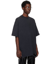 Balenciaga Black 3b Repaired T Shirt