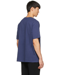Balmain Blue Cotton T Shirt