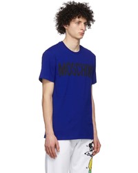 Moschino Blue Logo T Shirt