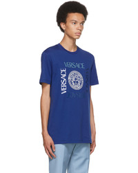 Versace Blue Medusa T Shirt