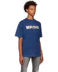 DEVÁ STATES Blue Printed T Shirt