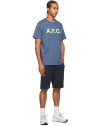 A.P.C. Blue Romain T Shirt