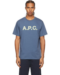 A.P.C. Blue Romain T Shirt