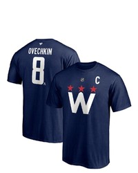 FANATICS Branded Alexander Ovechkin Navy Washington Capitals 202021 Alternate Authentic Stack Name Number T Shirt At Nordstrom