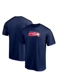 FANATICS Branded College Navy Seattle Seahawks Red White And Team T Shirt