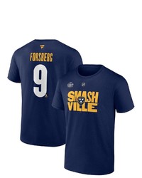FANATICS Branded Filip Forsberg Navy Nashville Predators 2022 Nhl Stadium Series Name Number T Shirt At Nordstrom