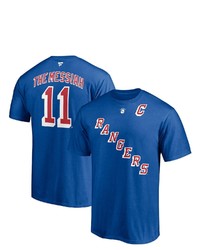 FANATICS Branded Mark Messier Blue New York Rangers Authentic Stack Retired Player Nickname Number T Shirt At Nordstrom