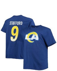 FANATICS Branded Matthew Stafford Royal Los Angeles Rams Big Tall Player Name Number T Shirt At Nordstrom