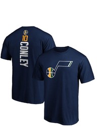 FANATICS Branded Mike Conley Navy Utah Jazz Team Playmaker Name Number T Shirt