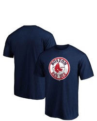 FANATICS Branded Navy Boston Red Sox Big Tall Cooperstown Collection Forbes Team T Shirt