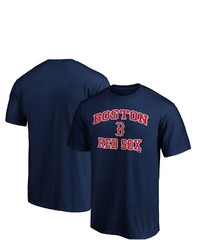 FANATICS Branded Navy Boston Red Sox Big Tall Heart Soul T Shirt