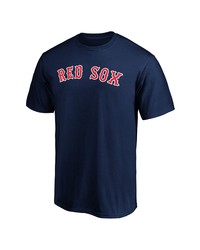 FANATICS Branded Navy Boston Red Sox Official Wordmark T Shirt At Nordstrom