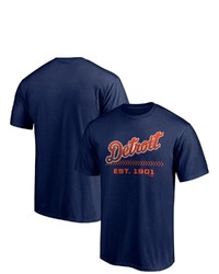 FANATICS Branded Navy Detroit Tigers Big Tall Dedication T Shirt