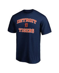 FANATICS Branded Navy Detroit Tigers Heart Soul T Shirt At Nordstrom