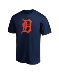 FANATICS Branded Navy Detroit Tigers Official Logo T Shirt