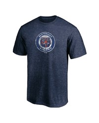 FANATICS Branded Navy Detroit Tigers True Classics Throwback Logo Tri Blend T Shirt