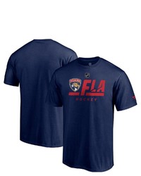 FANATICS Branded Navy Florida Panthers Authentic Pro Core Secondary Logo T Shirt At Nordstrom