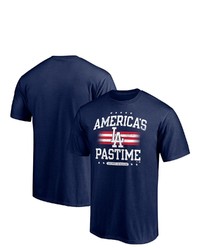FANATICS Branded Navy Los Angeles Dodgers Americana T Shirt