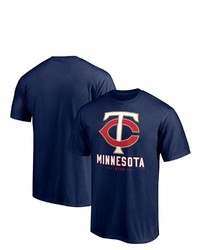 FANATICS Branded Navy Minnesota Twins Big Tall Primary Wordmark T Shirt