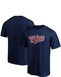 FANATICS Branded Navy Minnesota Twins Official Wordmark T Shirt
