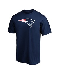 FANATICS Branded Navy New England Patriots Big Tall Primary Team Logo Long Sleeve T Shirt