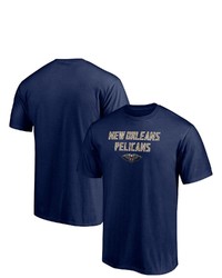 FANATICS Branded Navy New Orleans Pelicans Big Tall Game Day Stack T Shirt