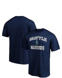 FANATICS Branded Navy Seattle Mariners Heart Soul T Shirt