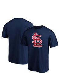 FANATICS Branded Navy St Louis Cardinals Official Logo T Shirt