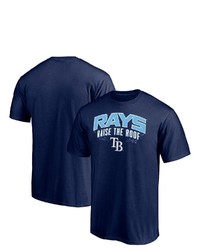 FANATICS Branded Navy Tampa Bay Rays Hometown Logo T Shirt