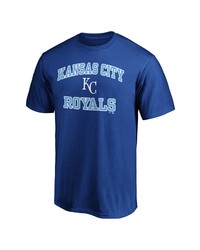 FANATICS Branded Royal Kansas City Royals Heart Soul T Shirt