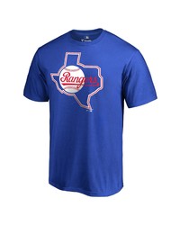 FANATICS Branded Royal Texas Rangers Big Tall Cooperstown Collection Huntington Team T Shirt
