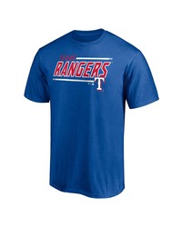 FANATICS Branded Royal Texas Rangers Big Tall Mascot In Bounds T Shirt