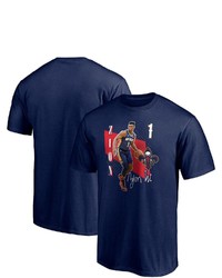 FANATICS Branded Zion Williamson Navy New Orleans Pelicans Pick Roll T Shirt