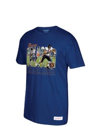 Mitchell & Ness Brian Urlacher Navy Chicago Bears Photo Real T Shirt