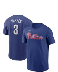 Nike Bryce Harper Royal Philadelphia Phillies Name Number T Shirt At Nordstrom