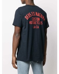Deus Ex Machina Buffalo Logo Print Cotton T Shirt
