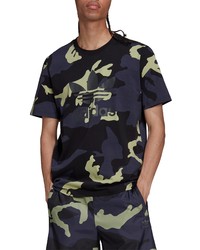 adidas Originals Camo T Shirt In Shadow Navy At Nordstrom