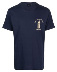Deus Ex Machina Canyons Logo Print T Shirt