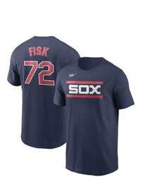 Nike Carlton Fisk Navy Chicago White Sox Cooperstown Collection Name Number T Shirt At Nordstrom