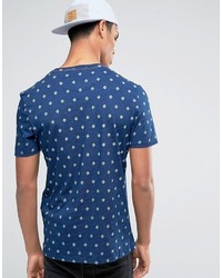 Celio Crew Neck Pocket T Shirt With All Over Print