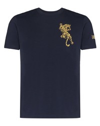 Kenzo Climbing Tiger Logo Print T Shirt