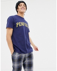 Penfield Collegiate Logo T Shirt In Navy